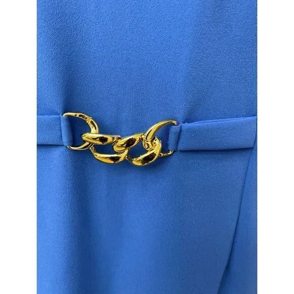 Shelby & Palmer Women Asymmetrical Hem Sheath Dress Size 12 - Picture 5 of 9